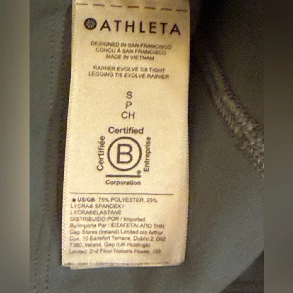 Athleta Rainier High Rise Reflective Stripe Legging - Picture 15 of 16